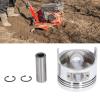 Engine Piston Kit Durable Piston Replacement with Pin and Circlip for 5KW Generator Aluminum Steel Construction 186F Model view 4
