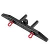 Anti Collision Aluminium Rear Bumper for Traxxax 4, RC Car Parts, CNC Precision Workmanship with Smooth Edge, Durable RC Car Bumper for Crawler Cars, Includes Brackets and Scre (8236BL Black) view 1