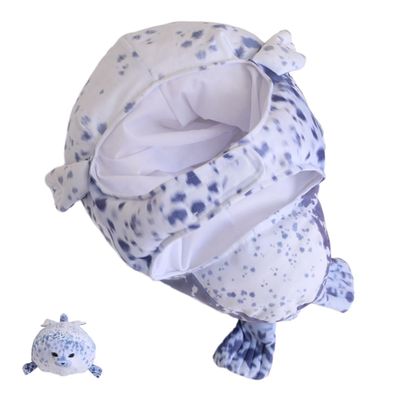 Hemoton Seal Plush Headgear Cute Cosplay Party Hat for Adults Soft Decorative Animal Cap for Festival Dress-up and Photo Props