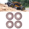 4Pcs 1.9in RC Car Tire Silicone Insert, Enhanced Grip and Stability Wheel Tire Inner Filler, Elastic Silicone Insert for 1/10 RC Crawler Car, Durable Rhombus Design for Various Off (Copper) view 3