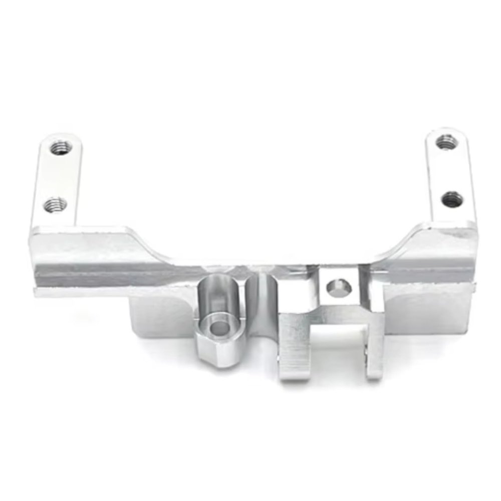 RC Toys For Mjx For Hyper Go H12Y H12Y+ 1/12 Metal Front Axle Servo Mount Bracket RC Crawler Car Upgrade Parts Accessories(Silver)