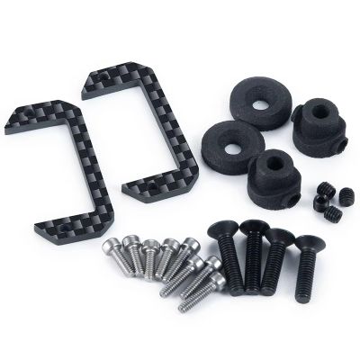 RC Repairs Models For Axial For SCX10 III For Gladiator For Wrangler 1/10 Carbon Fiber Servo Protection Kit RC Crawler Car Model Upgrade Parts