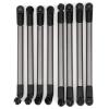 8pcs Metal Link Rod Pull Rod, RC Car Link Rod Accessories, Rust - Proof RC Pull Rod for 1/10 275mm Wheelbase RC Crawler, Includes 8 Durable Metal Link Rods with Fine view 1