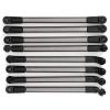8pcs Metal Link Rod Pull Rod, RC Car Link Rod Accessories, Rust - Proof RC Pull Rod for 1/10 275mm Wheelbase RC Crawler, Includes 8 Durable Metal Link Rods with Fine view 3