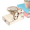 Puzzle Marble Run - Wood 15x9.5x12cm | Wooden Engineering Puzzl | Track Gears Kit, for Boys Girls Home Activity Center School Travel Play Holiday Birthday Party Indoor Outdoor view 1