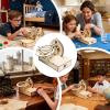 Puzzle Marble Run - Wood 15x9.5x12cm | Wooden Engineering Puzzl | Track Gears Kit, for Boys Girls Home Activity Center School Travel Play Holiday Birthday Party Indoor Outdoor view 4