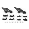 5" Universal Car CNC Aluminum Alloy Rear Wing Trunk Racing Tail Spoiler Legs Mount Brackets, High Strength Lightweight Spoiler Mounting Brackets, Aerodynamic Rear Wing Legs with Bo view 1
