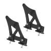 5" Universal Car CNC Aluminum Alloy Rear Wing Trunk Racing Tail Spoiler Legs Mount Brackets, High Strength Lightweight Spoiler Mounting Brackets, Aerodynamic Rear Wing Legs with Bo view 3