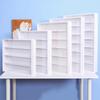 4/5/6/7 Layer Wall-Mounted Display Case, Figures Storage Cabinet for Living Room Bedroom Office, Collectibles Toys Models Showcase with Acrylic Doors((L x W x H) 50x8.5x55CM view 2