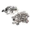 Pin Back Button Parts 100 Sets Sturdy Metal Plastic Rustproof Smoothing Round Badge Button Making Supplies for DIY Craft Projects and Personalized Gifts (37MM) view 4