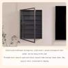 5/6/7/8/9/10/12 Layer Wall Display Shelf Unit Cabinet, Figures Collection Models Display Case with Doors, Home Office Ornaments Storage Shelves, Showcase((L x W x H) 40x12.5 view 4