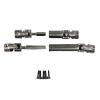 tctrbvv RC Car Toys for TRX4M for Bronco for Defender 1/18 Stainless Steel Center Drive Shafts D-Shaped RC Crawler Upgrades view 2
