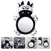 Beaupretty Car Mirror Rearview Safety Mirror for Backseat Car Seat Monochrome Reflective Animal Design for Rear Facing Seats view 3
