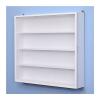 4/5/6/7 Layer Wall-Mounted Display Case, Figures Storage Cabinet for Living Room Bedroom Office, Collectibles Toys Models Showcase with Acrylic Doors((L x W x H) 50x8.5x45CM view 1