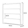 4/5/6/7 Layer Wall-Mounted Display Case, Figures Storage Cabinet for Living Room Bedroom Office, Collectibles Toys Models Showcase with Acrylic Doors((L x W x H) 50x8.5x45CM view 3