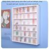 4/5/6/7 Layer Wall-Mounted Display Case, Figures Storage Cabinet for Living Room Bedroom Office, Collectibles Toys Models Showcase with Acrylic Doors((L x W x H) 50x8.5x45CM view 4