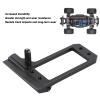 1/10 RC Servo Mount Low Center for Phoenix F10 VP, Aluminum Alloy 4 Link Adapter, Precise Control Upgrade with Enhanced Durability, Optimized Design for Improved Stability, Easy in (Black) view 3