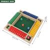 ToysCentral Basics Wooden Math Dice Game Family Parent Child Interactive Board Game 8 Dice Brain Training Arithmetic for Pub Bar Party Ages 3+ view 3