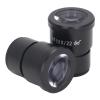 2Pcs Microscope Eyepiece 10X, Wide Angle Biological Eyepiece, Aluminum Alloy Universal Eyepiece with 30mm Mounting Size, High Eye Point Wide Field Eyepiece for Microscopes view 2