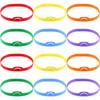 12 Pcs Headbands Game - Guess Who Game Headbands - Adjustable Size Can Insert Card Headband for Family Game Interactive Party Activities (Colors)