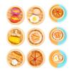 BESPORTBLE 6pcs Miniature Steamed Food Models Resin Play Food Set for Pretend Kitchen Decorative Imitation Steamer Basket Props for Dollhouse and Craft Decor view 3