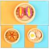 Abaodam 6pcs Mini Steamed Food Play Set, Chinese Style Miniature Food Models, Pretend Kitchen for Dollhouse and Role Play view 3