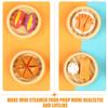 Abaodam 6pcs Mini Steamed Food Play Set, Chinese Style Miniature Food Models, Pretend Kitchen for Dollhouse and Role Play view 4