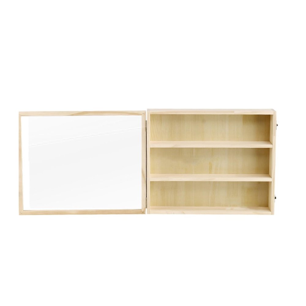3/4/5/6/7/8/9 Tiers Display Cabinets with Acrylic Door, Wall Display Shelf Unit Showcase, Figures Collection Storage Display Case for Home Office Bedroom, Collection Organiz