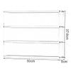 2/3/4/5 Tier Wall Display Shelf, Collectibles Display Cabinets, Figures Display Case with Clear Door, Models Toys Storage and Displays for Home Office Playroom Bedroom(50x8x view 2