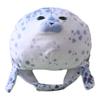 Beaupretty Plush Seal Animal Hat Costume for Women and Teens, Soft Decorative Cosplay Headgear with Funny Design, Festival Party Dress-up Accessory view 1