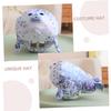 Beaupretty Plush Seal Animal Hat Costume for Women and Teens, Soft Decorative Cosplay Headgear with Funny Design, Festival Party Dress-up Accessory view 4