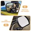 TINEASUR Rear View Mirror Car Backseat Mirror with Wide Angle Shatterproof Protective Film for Car Seat Observation view 3