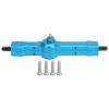 127MM Aluminium Alloy Rear Bridge Axle Assembly, RC Rear Axle for WPL D12 1/10 RC Truck, High - Strength Anodized Surface with Mounting Screws, Durable Upgrade Part for Enhanced Pe (Blue B) view 1