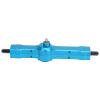127MM Aluminium Alloy Rear Bridge Axle Assembly, RC Rear Axle for WPL D12 1/10 RC Truck, High - Strength Anodized Surface with Mounting Screws, Durable Upgrade Part for Enhanced Pe (Blue B) view 4