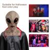 Alien Halloween - Full Head Latex Costume, Scary Horror | Realistic Alien Cosplay Accessory For Parties, Themed Events, Halloween Night, Christmas Fun, Performances, Carnival Dress view 4
