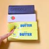 4-Pack Butter Slow Rising Squishy Set - Foam Soft Stress Relief Squeeze Toys, Strawberry Butter & Chocolate Food Squishies, Taba Squishy Fidget Toy for Desk, Office & Gift view 1