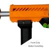 HoiGat DLC Upgrade Kit for Wind Chaser Foam Blaster, Adjustable Length Accessory, Manual Assembly Training Play Set for Teenagers & Adults, Black (DLC) view 2