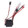 60A Brushed ESC Speed Controller, Dual Way T Plug Electronic Speed Controller, Professional ESC for RC Car Boat, 320A Peak Current with Heat Sink for Fast Heat Dissipation, Compati view 2