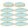 DOITOOL 16pcs First Birthday Party Paper Plates Set, 7" and 9" Disposable Dinner Plates with Gold Foil Accent, 1st Birthday Tableware for Boys view 1