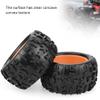 2Pcs RC Wheels Hubs Tyre Rubber Tires, Perfect Replacement for ZD Racing 8477 1/8 Scale RC Car, High Grip Textured Surface with Enhanced Stability, Compatible with Redcat Rovan HPI view 3