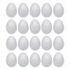 CarpNettore 20x Craft Foam Eggs Easter Eggs 9cm White DIY Painting Ornaments Crafting Supplies for DIY Decorations Kids Arts Projects view 1