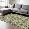 HomeRoots 574519 10 x 13 ft. Oriental Rectangle Area Rug Ivory & Gray view 1