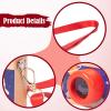 EHJRE Wooden Mini Pretend Camera Toy with Real Sounds and Light Sensory Toy for Christmas view 3
