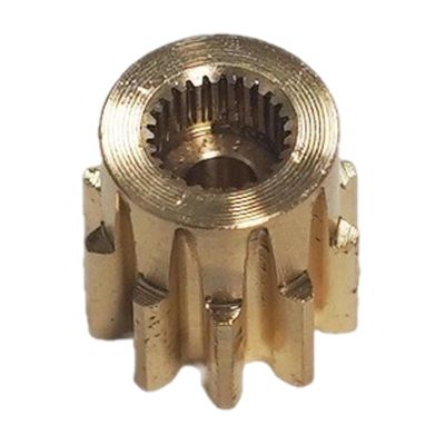 KiBcsLic Servo Gear High Precision DIY Modified Professional for Industrial Machinery Brass Accessories Gear Brass Gears