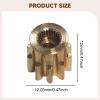 KiBcsLic Servo Gear High Precision DIY Modified Professional for Industrial Machinery Brass Accessories Gear Brass Gears view 3
