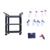 harayaa Trolley Model 1/18 Scale Miniature Sculpture Garage Diorama Tools Storage Collectible PP Material Suitable for Kids Play Scene Car Repair Shop, Style C view 1