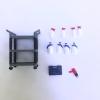 harayaa Trolley Model 1/18 Scale Miniature Sculpture Garage Diorama Tools Storage Collectible PP Material Suitable for Kids Play Scene Car Repair Shop, Style C view 2