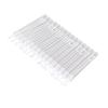 LiebeWH 50Pcs Bubble Wand, Transparent Leakproof Lightweight Bubble Wands Bulk with Sturdy Durable Design, for Weddings Parties Anniversaries Events view 1