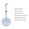 1/12 1/6 BJD Doll Stand Accessories Sturdy with Stable Base Durability, Premium, Action Figure Stand, Adjustable Height , White view 4