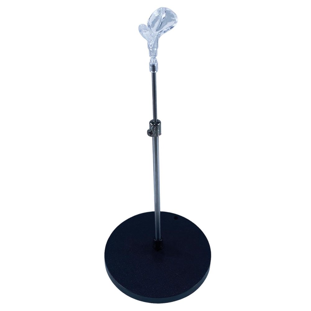 1/12 1/6 BJD Doll Stand Accessories Sturdy with Stable Base Durability, Premium, Action Figure Stand, Adjustable Height , Black